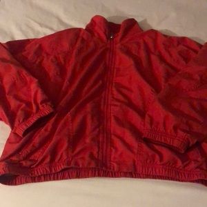 Red zip jacket size M